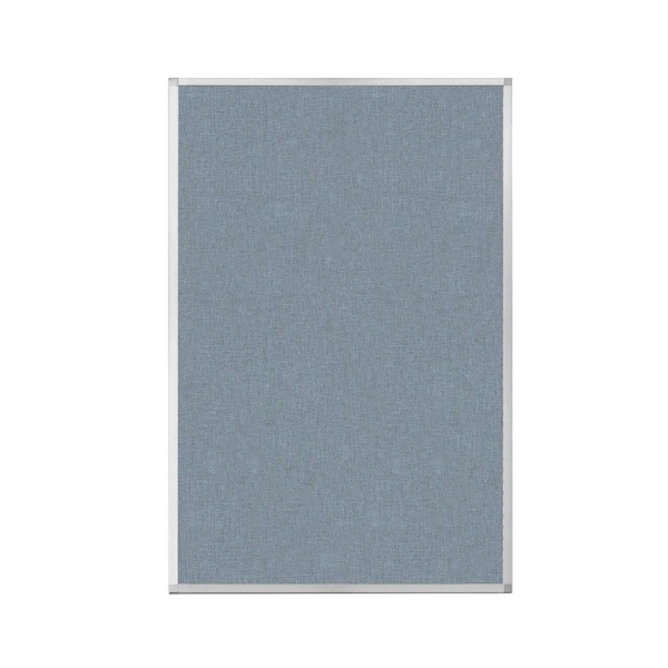 Versare Hush Panel Configurable Cubicle Partition 6' x 4' Powder Blue Fabric 1850644 - main